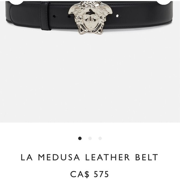 Versace red Medusa belt made in Italy - Picture 7 of 7